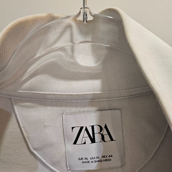 Zara Man Double-Zip Color Block Hoodie w/Pockets - Picture 6 of 7